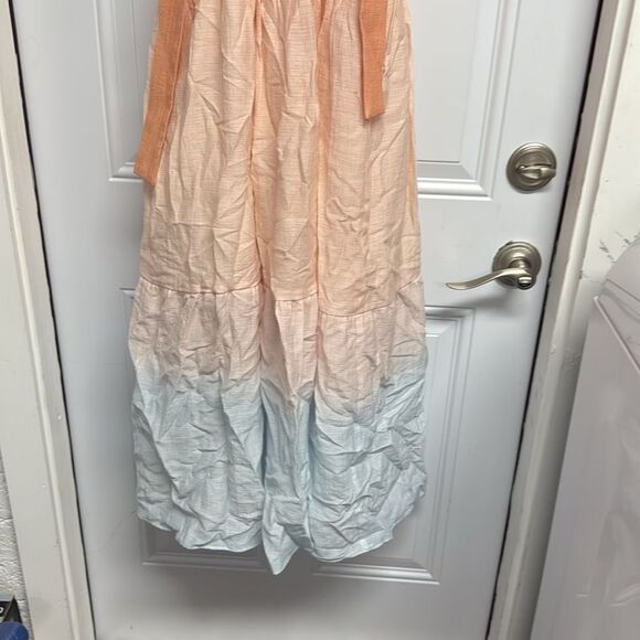 Elegant Ombre Orange and Blue Dress - Like New Maxi - SIGNIFICANT OTHER - Size 4 - Picture 2 of 5
